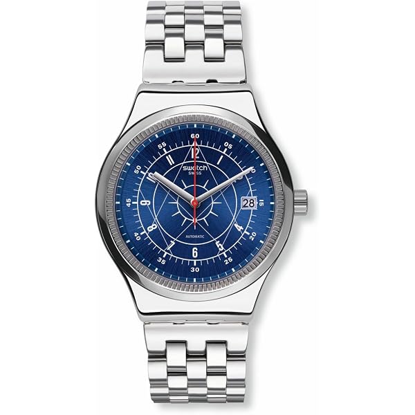 Swatch Blurang Automatic Casual Blue Watch (Model:YIS430) : Amazon