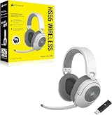 Corsair HS55 Wireless Gaming Headset 2.4GHz Bluetooth Dolby 7.1 White view 8