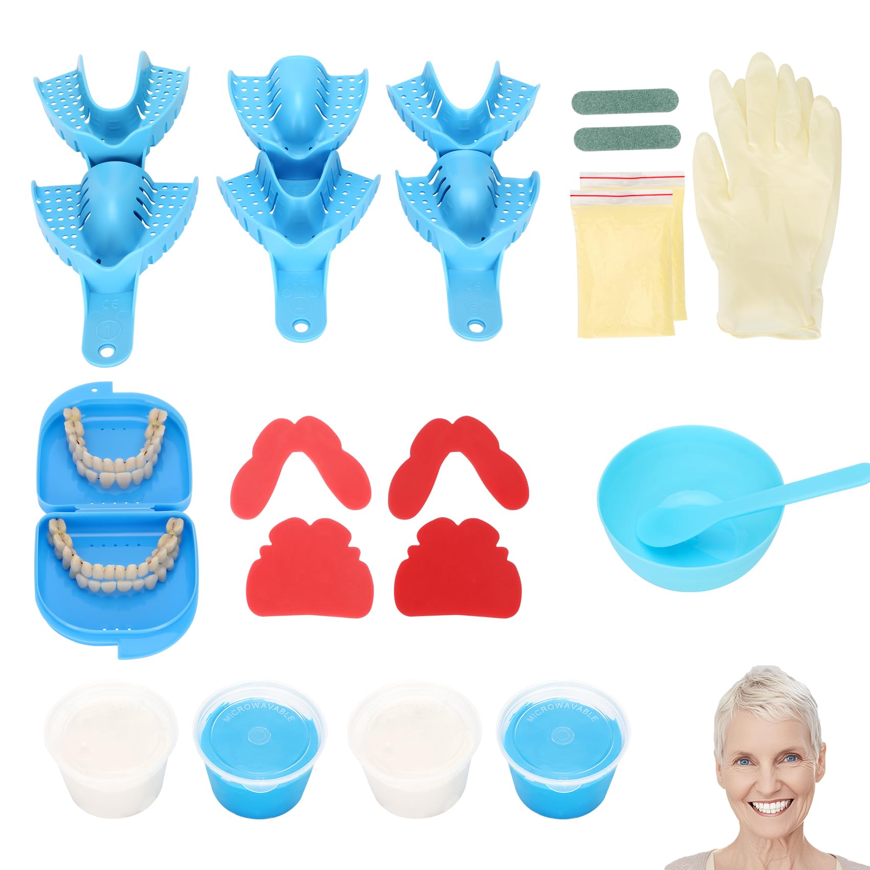 Photo 1 of DIY Oral Care Kit at Home, Fully Customizable with 2 Complete Sets, DIY Custom Smile Kits, 2 Full Sets