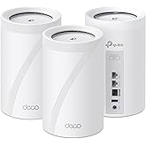 TP-Link Deco BE67 Tri-Band WiFi 7 BE14000 Whole Home Mesh System | 8-Stream 14Gbps | 1×10G+1×2.5G Multi-gig Wired Backhaul | 