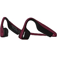 Aftershokz Titanium Bone Conduction Wireless Bluetooth Headphones (Standard, Canyon Red)