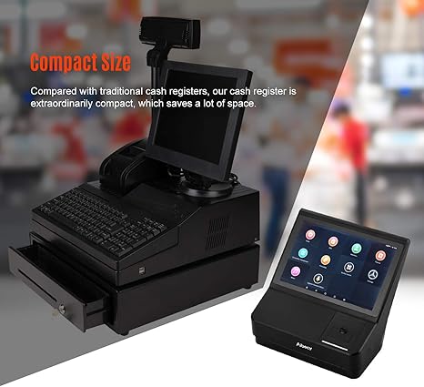 Tooart Caja Registradora Pos,10.1 Pulgadas Pantalla Táctil ...