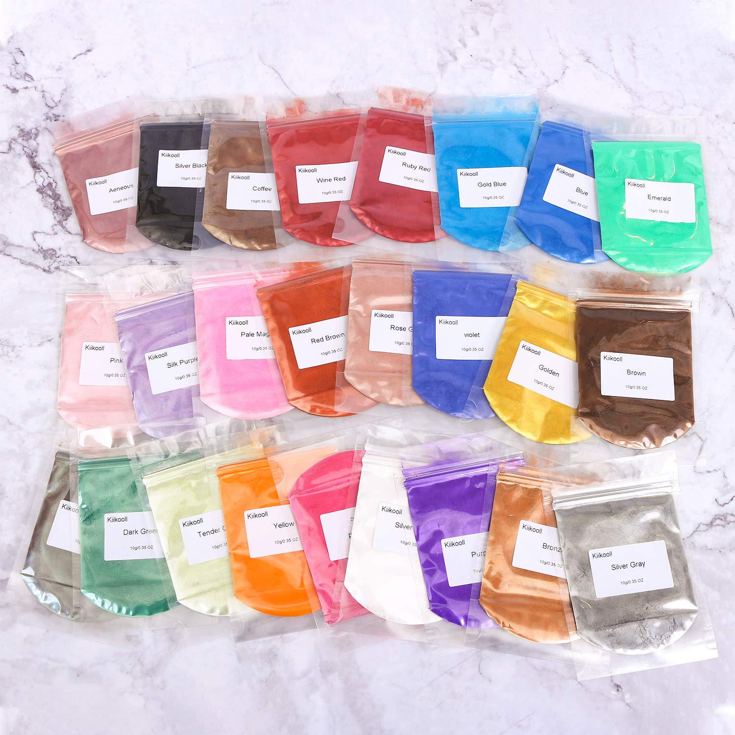 Soap Dye Mica Powder Pigments for Bath Bomb Soap Making Colorant