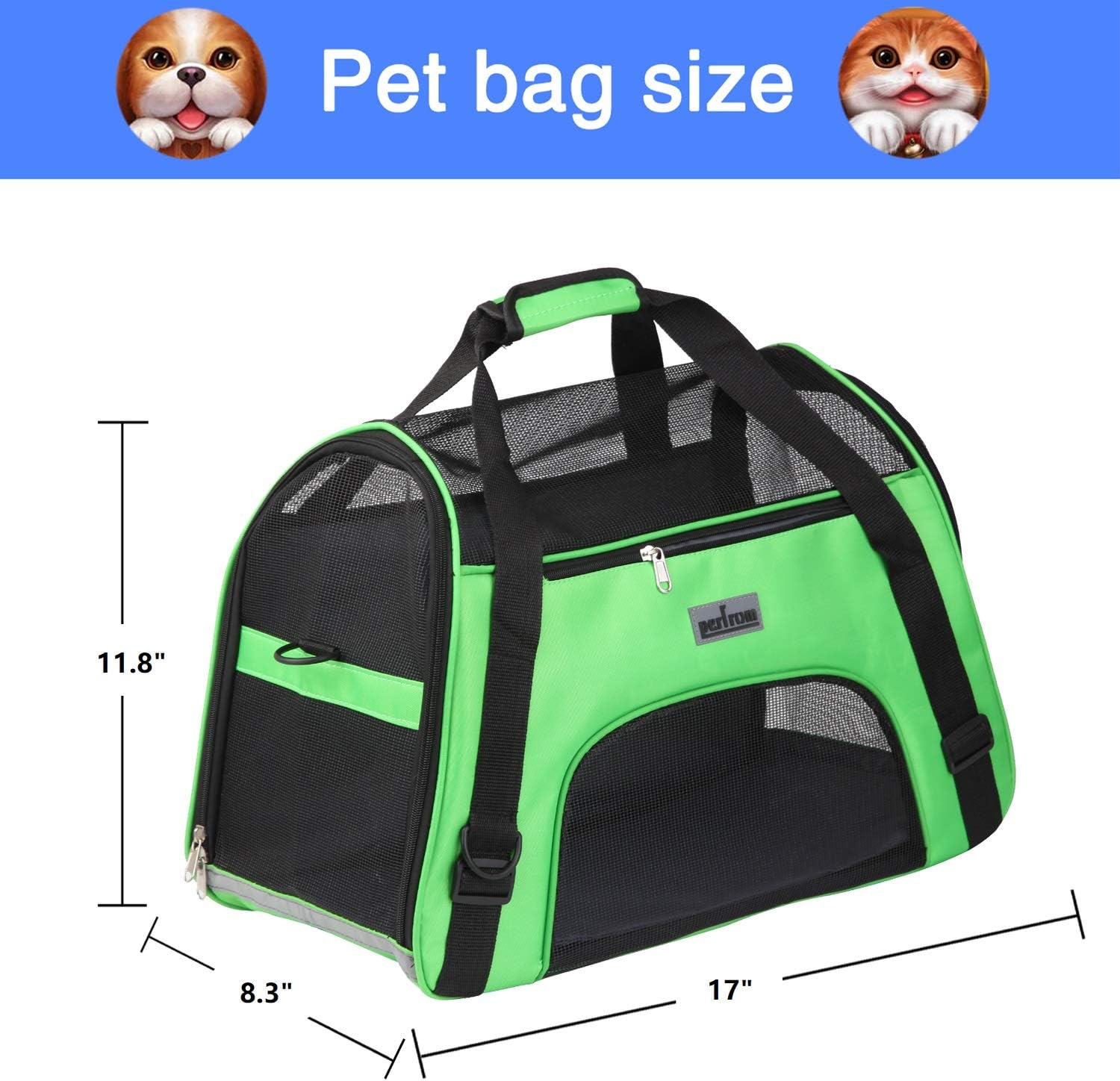 Soft Pet Carrier Airline Approved Soft Sided Pet Travel Carrying