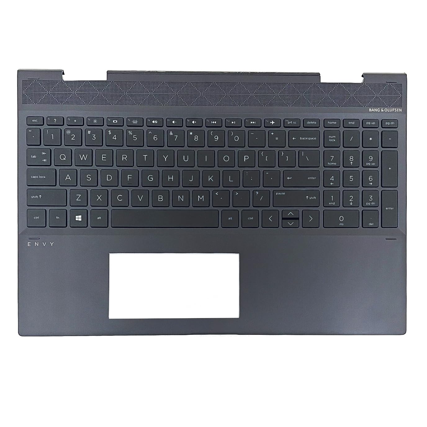 Photo 1 of wzqrps Replacement for HP Envy X360 15-CN 15M-CN0011DX 15M-CN 15T-CN 15-CN1073WM Laptop Upper Case Palmrest Backlit Keyboard Assembly Part L20748-001 609939-001 L32767-001 Black