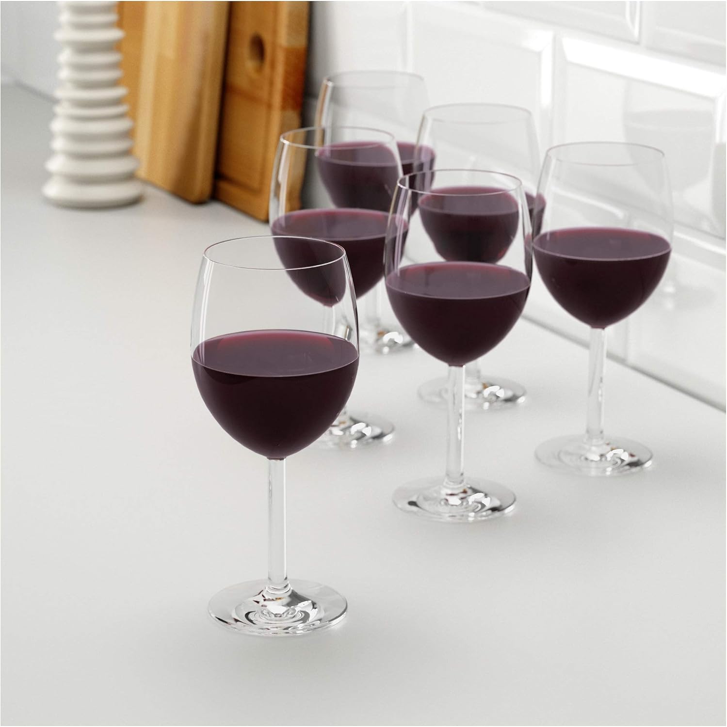 Red Wine Glass By Ikea Svalka Series SET OF 6, 10 0Z 885241667263 eBay