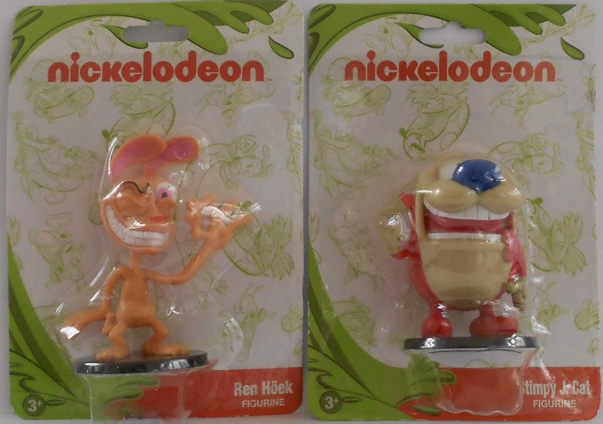 Monogram International Nickelodeon 2 Character Bundle - PVC 2.75 inches - Ren & Stimpy