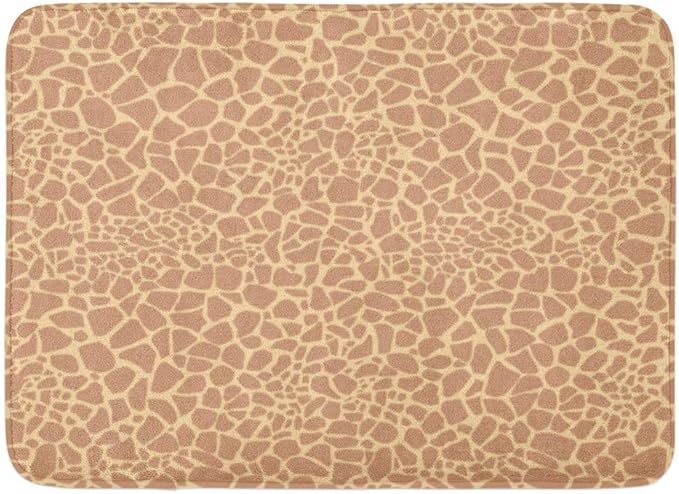 Amanda Walter Alfombra de baño Alfombra de baño Marrón África Patrón de