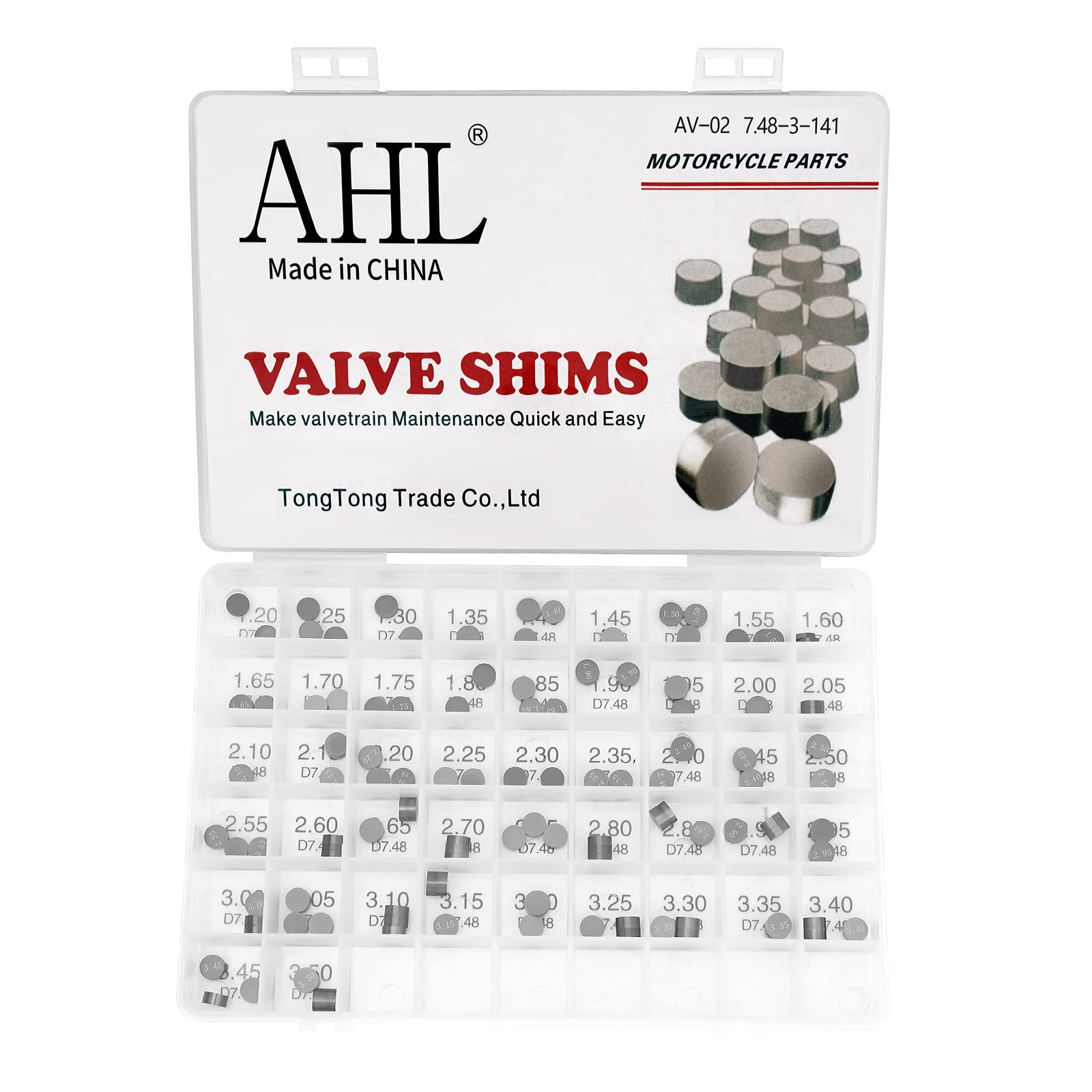 AHL Adjustable Valve Shim Kit 7.48mm