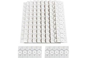ERYUE LED lamp Bead, 100PCS 6V SMD Lamp Beads with Optical Lens Fliter for 32-65 LED TV Repair Led Light Strip Parts Accessories