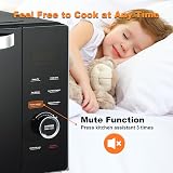 Techomey 1000W Combination Microwave Oven Grill Convection 34L view 6