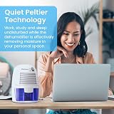 Pro Breeze 500ml Premium Dehumidifier 250ml/Day 15-30C 2200ft³ White view 7