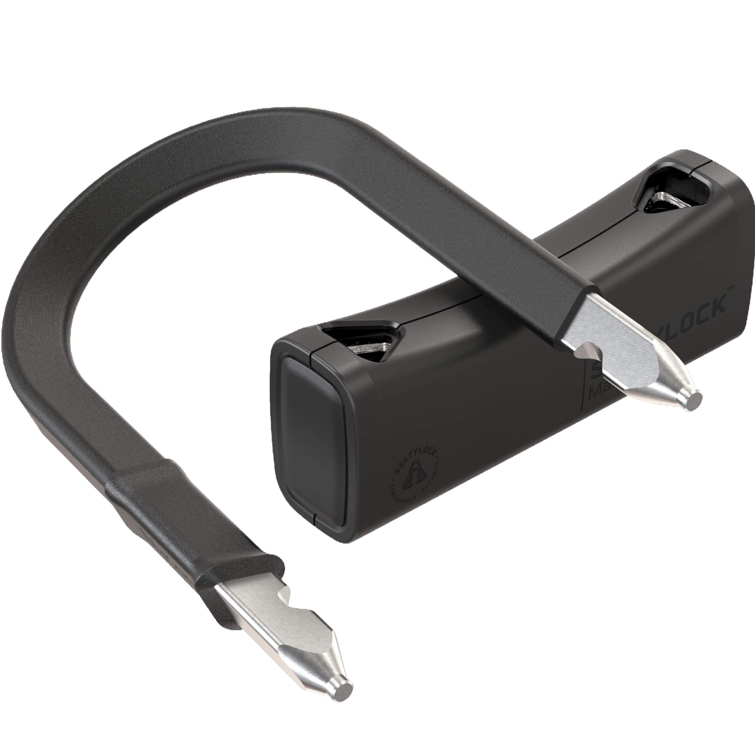 SeatyLock Mason Bike U Lock - Patented Heavy Duty Anti Theft Sold Secure Diamond Rated Bike ULock - High Security Bicycle Lock with Key for Electric and City Bikes (14CM)