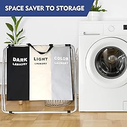 180L Large Laundry Basket, Freestanding Laundry