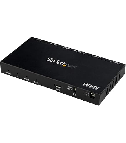 Amazon.com: StarTech 2-Port HDMI Splitter, 4K 60Hz HDMI 2.0b, HDR