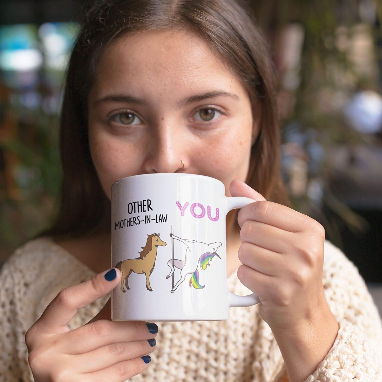 WG- Mother in Law Coffee Mugs, Funny Unicorn Mother in Law Mug, Gift for Mother in Law Birthday, White - Image 5