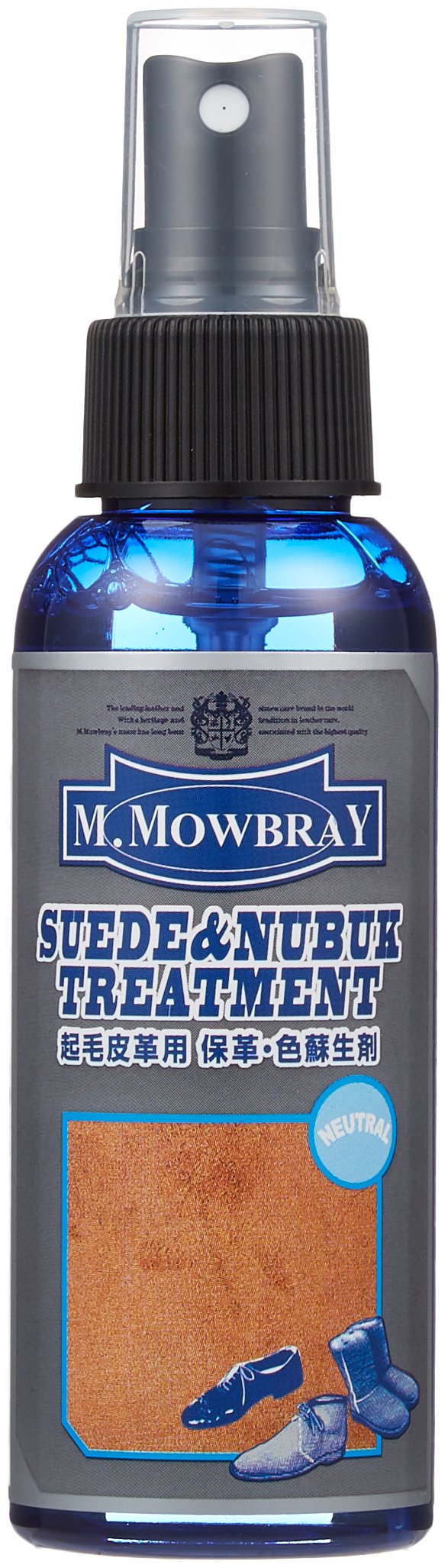 [M.モゥブレィ] スエード・ヌバック 革を保湿・油分補給・色蘇生・発色がよくなる・色あせ防止 ミストタイプ 起毛皮革 ムートンブーツ ジャケット 100ml スエードヌバックトリートメント ヌバック マルチカラー商品画像