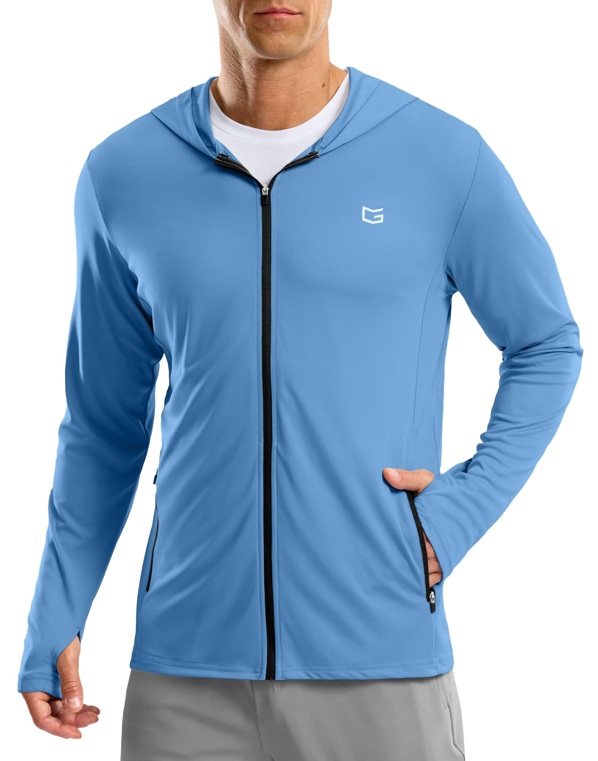 G Gradual Men's UPF 50+ Sun Protection Hoodie