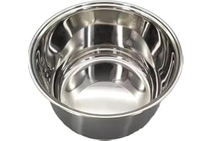 Stainless Steel Rice Cooker Inner Bowl，Compatible for Tiger JBV-A10U 5.5-Cup Replacement Non-Stick Pan Inside Bowl