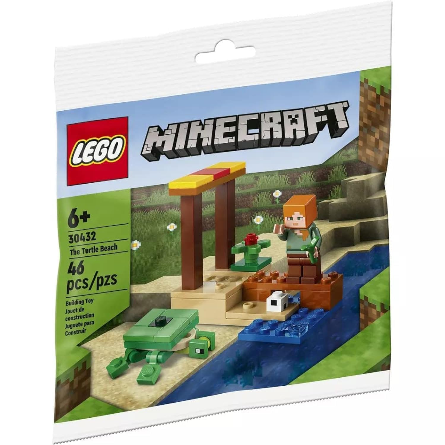 LEGO Minecraft Plaża żółwi (30432) [KLOCKI]