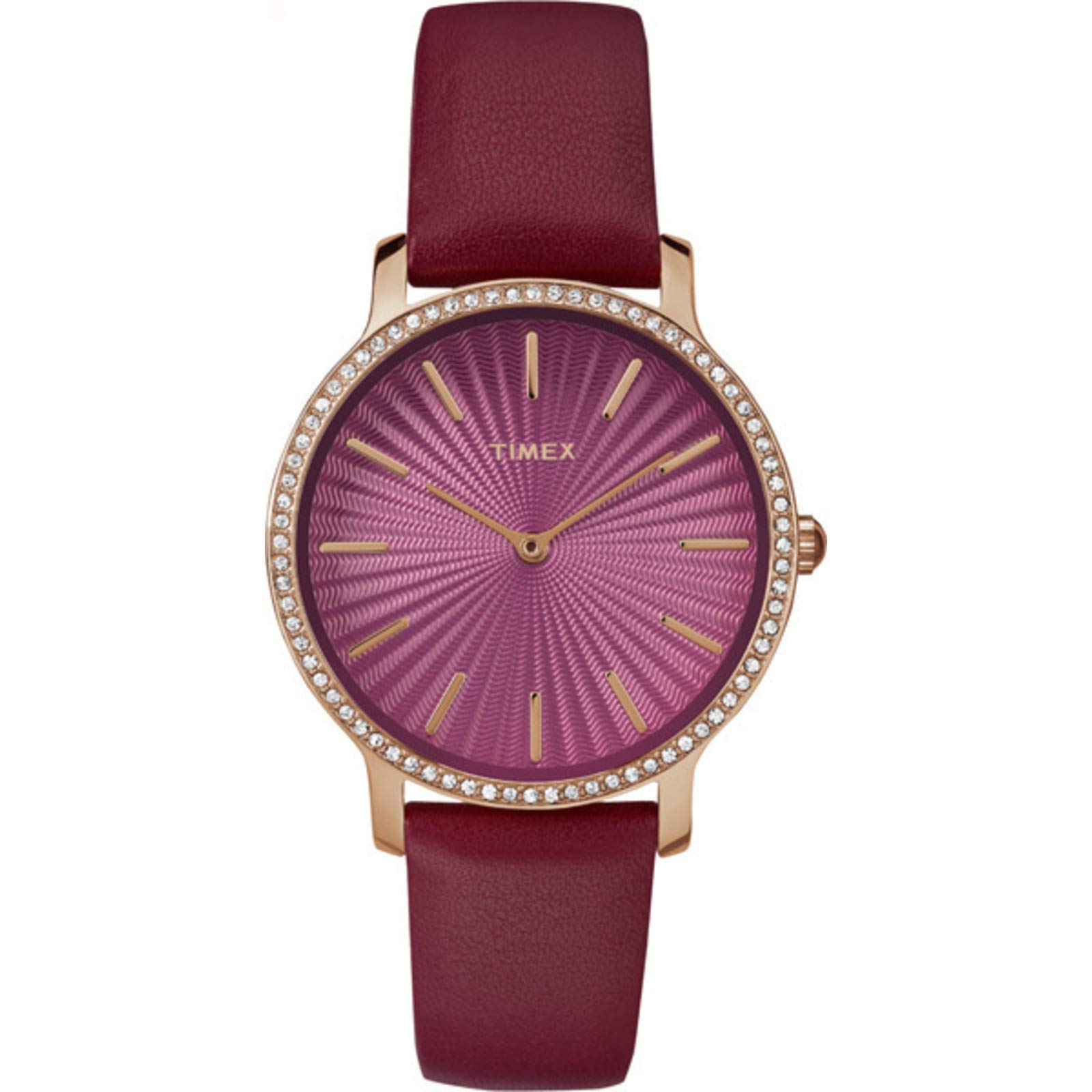 Timex Metropolitan Starlight 40mm Watch for Women., Purple, One Size, Strap