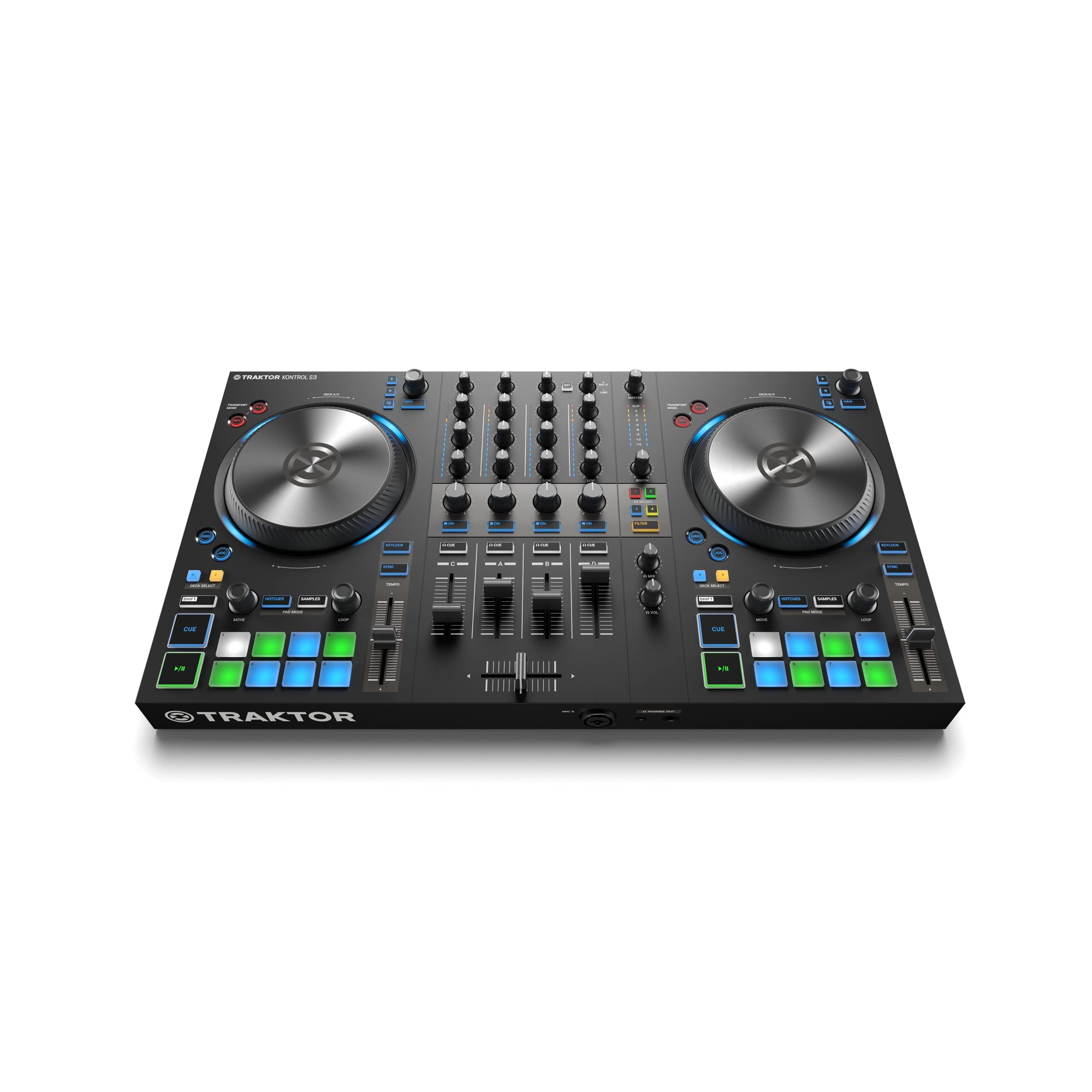 Photo 1 of **Software/program not included.**Native Instruments Traktor Kontrol S3 4-Channel, 4 DJ Controller (26660)