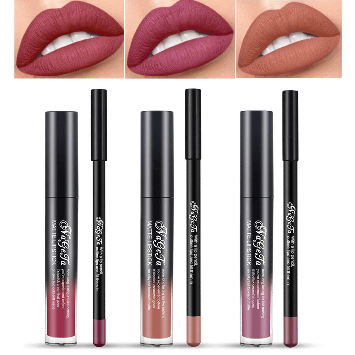 lip gloss and liner set