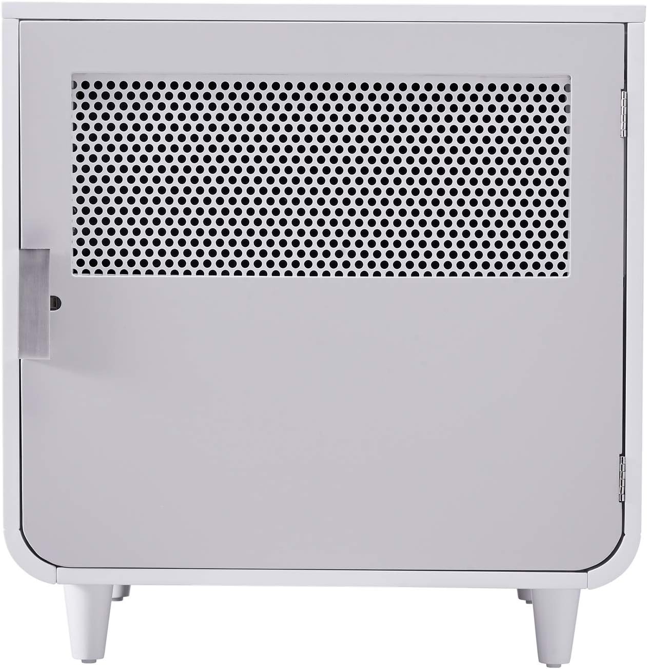 Staart Radius Wooden Dog Crate Alpine White Medium BigaMart