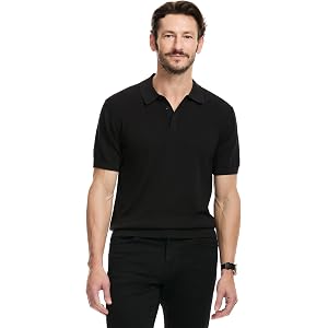 SAKS Fifth Avenue Men's Short Sleeve Rib Knit Sweater Polo