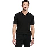 SAKS Fifth Avenue Men's Short Sleeve Rib Knit Sweater Polo