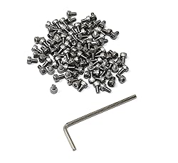 iexcell 100 Pcs M3 x 5 Thread Pitch 0.5 mm
