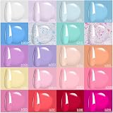 Beetles Gel Polish 20Pcs Pastel Macaron Collection with Top Coat Set 5ml Mini view 3
