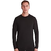 At The Buzzer Men’s Long Sleeve Thermal Shirt Compression Base Layer Mock Neck Top
