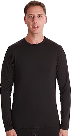 mens mock neck thermal top