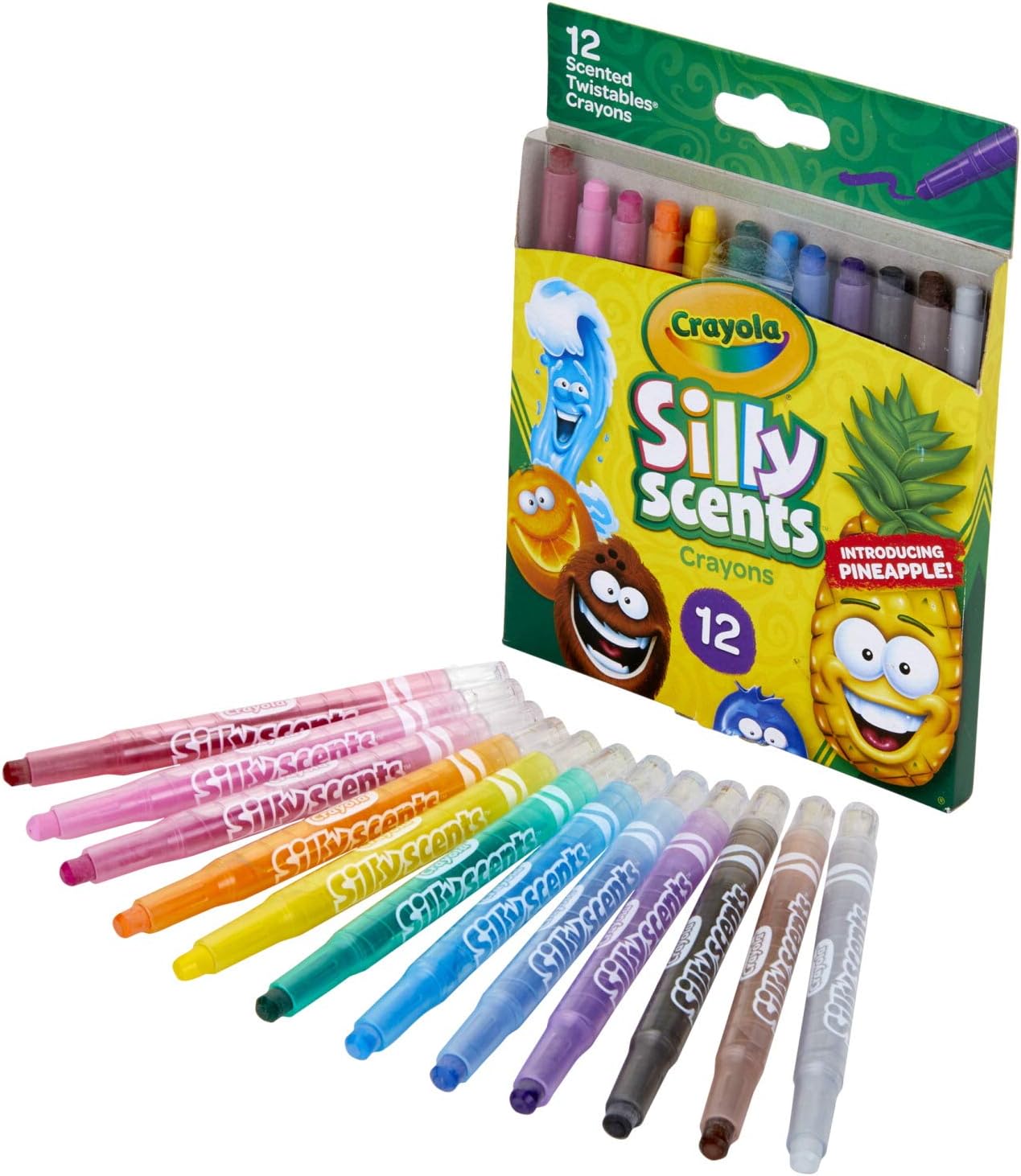 Crayola Silly Scents Twistables Crayons, Sweet Scented Crayons, 12 Count, Gift: Toys & Games