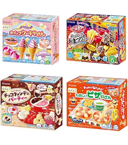 Popin' Cookin' DIY Kit Japaneese Snack Boxes Assortment 4pcs