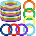 Juexica Flying Rings Light Colorful Flying Discs Outdoor Games Beach Toys Adults for Pool Beach Backyard Camping Activities