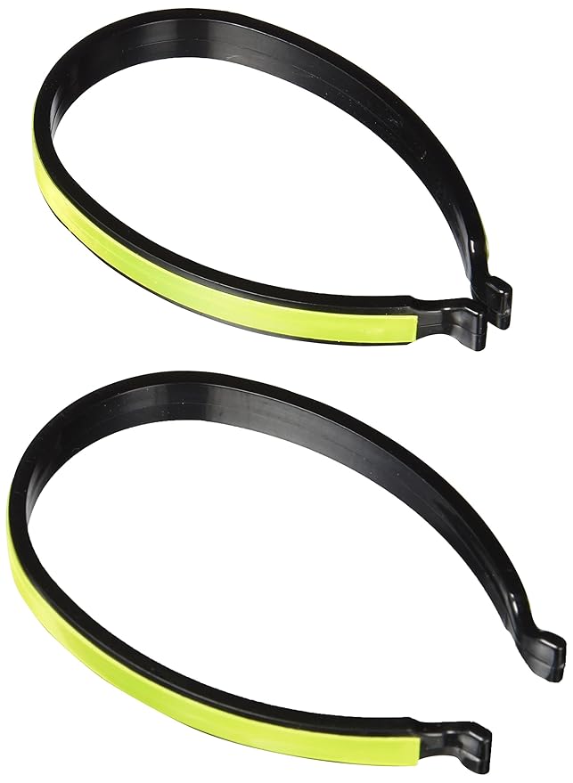 Silverline 521812 Reflective Hi-Vis Cycling Trouser Clips Pair