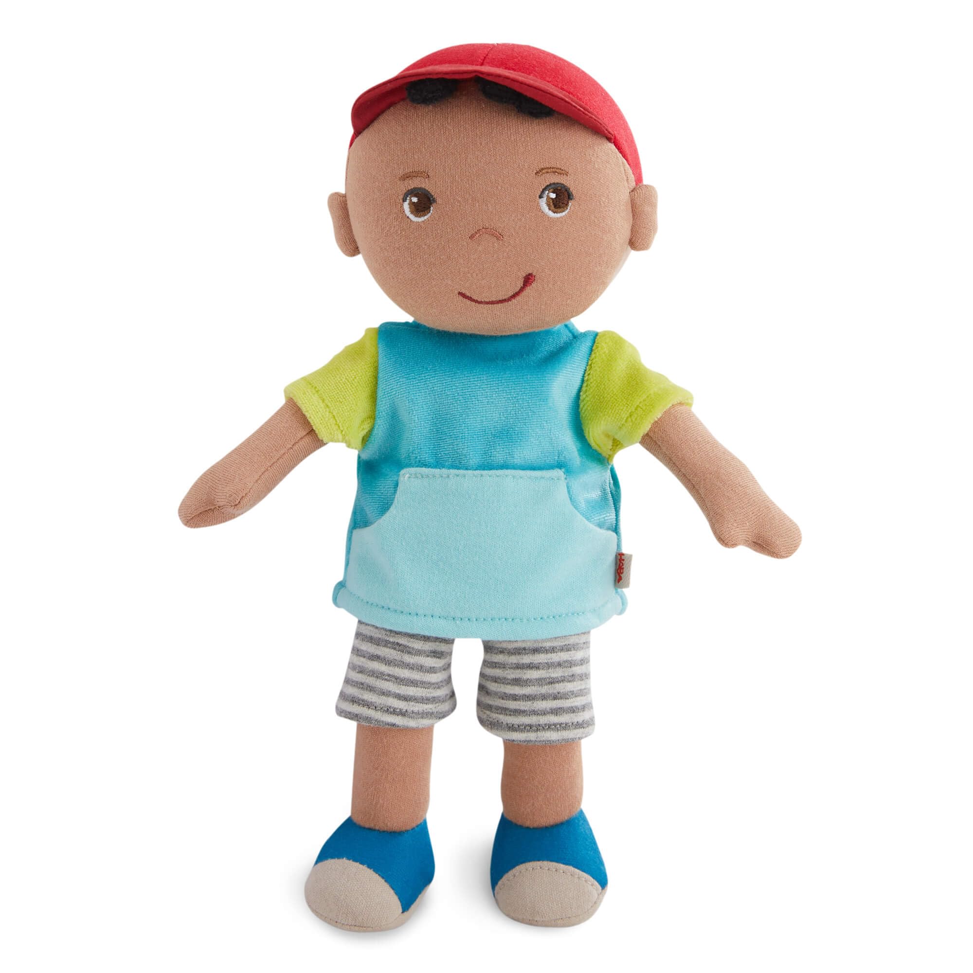 Photo 1 of HABA Snug Up Gabriel - 10" Soft Doll, Machine Washable Baby Boy Doll - Perfect Snuggly First Soft Toddler Plush Figure for 6 Months and Up