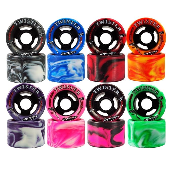 Sure Grip Twister Swirl Quad Indoor Speed Roller Skate