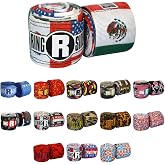 Ringside Apex 180&rdquo; Boxing Hand Wraps Pair - Durable, Elastic Training Wraps with Hook &amp; Loop Closure, Multi-Color Options, Perfect for MMA, Muay Thai, Kickboxing