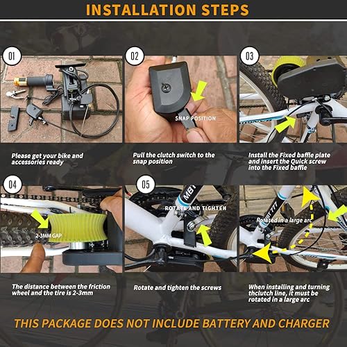 DIY Electric Bike Conversion kit 250W Brushless Motor and