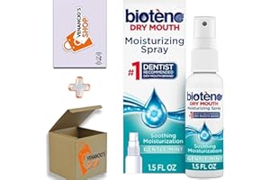 VENANCIO'S SHOP Biotene Moisturizing Mouth® Spray for Dry Mouth®, Fresh Mint Flavor, Alcohol-Free, 1.5 fl oz – Travel Size Oral Spray for Bad Breath, Gentle Mint for Children and Adults (Pack of 1)