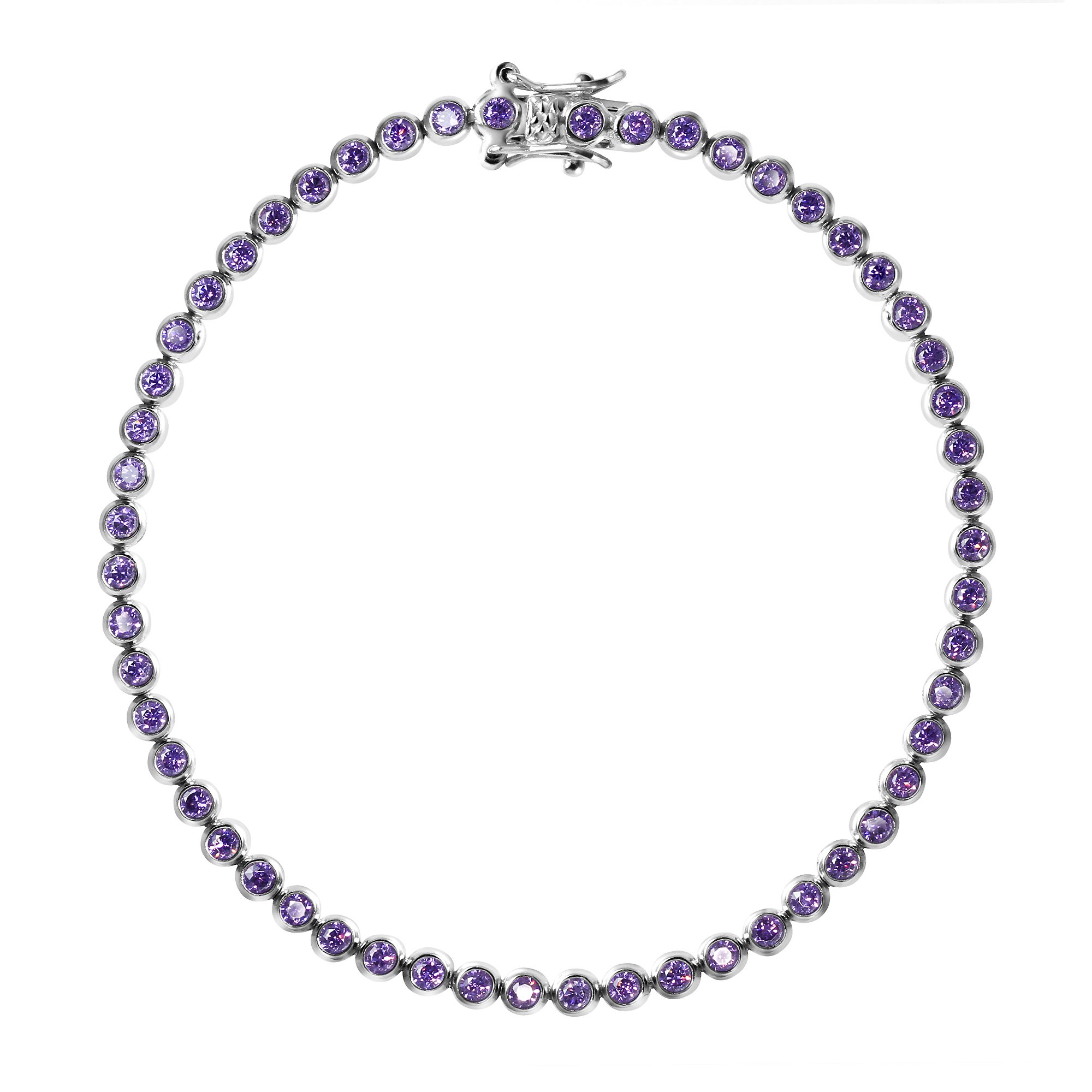 Dainty And Delicate Amethyst Crystals And 925 Sterling Silver