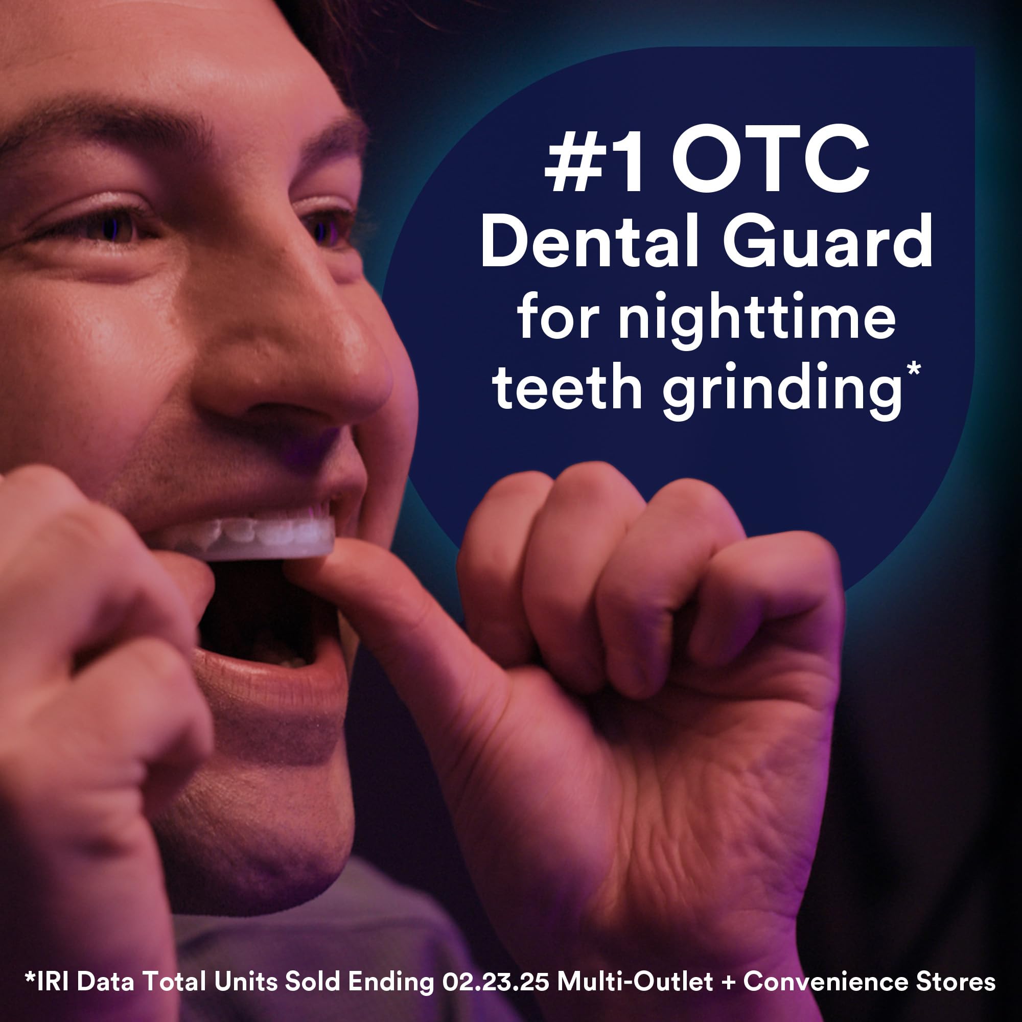 DenTek Professional-Fit Dental Guard, Mouth Guard for Grinding Teeth at Night, 1 Count