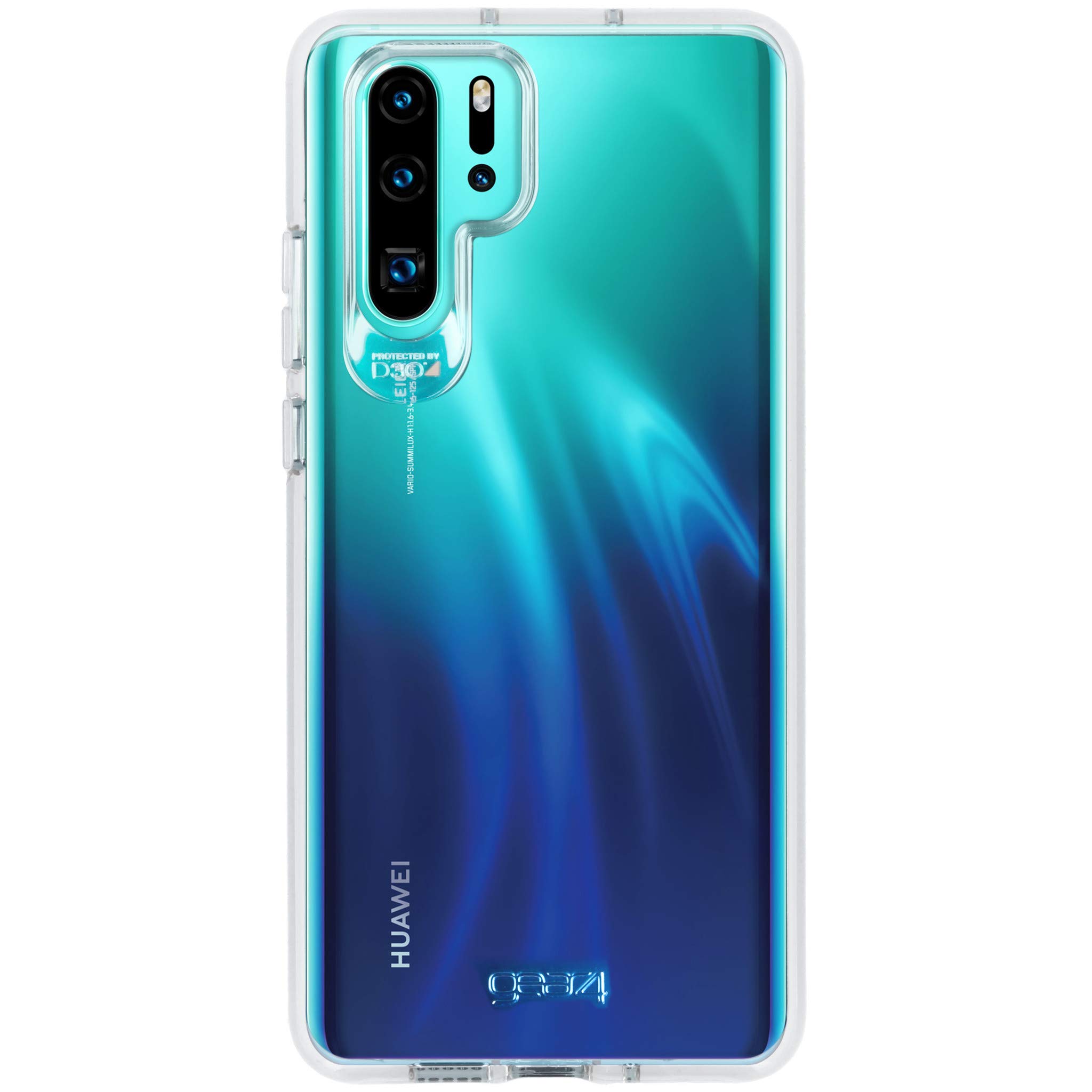 GEAR4 Crystal Palace Designed for Huawei P30 Pro Case, Advanced Impact Protection by D3O, Booklet Case – Clear