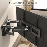 BONTEC Wall Mount 23–70 Inch Full Motion TV Bracket Up to 45kg 400x400 VESA view 3