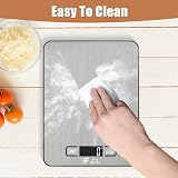 HomeFashion Digital Kitchen Scales 10 kg 1 g Backlit Stainless Steel 23x17 cm view 6