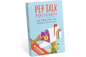 Em & Friends Pep Talk Postcard Book, 20 Postcards (2 Each 10 Styles) (Em & Friends Postcard Books)