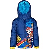 Paw Patrol Rubble Marshall Chase Zip Up Puffer Jacket Toddler to Big Kid